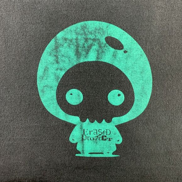 Erased Syndicate Project Shirt Mens Medium Black Short Sleeve Astro Girl Anime - Picture 9 of 9